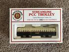 0228992 022899629452 Bachmann Streamline Pcc Trolley Lighted Motorized Ho Scale
