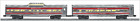 023922254467 Lionel Rare Santa Fe Super Chief Aluminum Streamlined