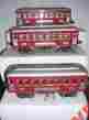 2-610 1-612 Lionel 3 Car Set Of Pre War Passenger Cars Pullmans Observation