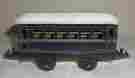 10564 Bing Vintage Germany Toy Train Litho Passenger Car O-gauge 5-1 2 Long