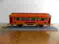 11-80021 Lionel 710 Orange Coach Car 58081 30121