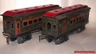 1910-11 Ives Manufacturing Company Prewar Early 129 And 130 Saratoga Cars Red Celluloid Windows
