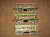 1927-37 Lionel 3 Pre War 600 Series Observation Passenger Car Repainted Green