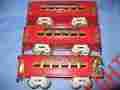 2-3176 American Flyer Vintage Prewar O Gauge Passenger Set 1-3177 Red Brass