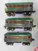 2-607 Lionel 3 O Gauge Passenger Cars 1 608 Observation Lighted