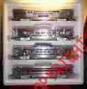 20-2153 Mth Sante Fe El-captain 3 Rail Passenger Set 20 2153