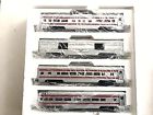 20-6023 Mth Car Santa Fe Aluminum Passenger Set Lights Long