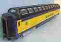 20-6718 Mth Alaska Railroad Arr 70 Full Length Vista Dome Passenger Car 20-6718 Mth Alaska Railroad Arr 70 Full Length Vista Dome Passenger Car
