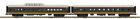 20-80008f Mth Kansas City Southern Dome Passenger Car Set Ln