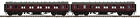 22-60052 Mth British Railways Car Passenger Set For Nem 658081352817