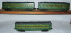 2400-2401-2402 Lionel Postwar Green Passenger Cars