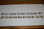 2533-7 2533-8 Lionel Original Postwar Silver Cloud Coach Car Window Strips