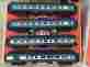 25655 Lionel Blue Comet Passenger Set 4 Pack