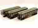 2643 2642 Lionel Prewar O Gauge Set Of 2 Coaches And Observation 3 Pc Lot