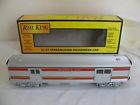 30-6120b Mth Rail King Lighted Santa Fe Streamline Baggage Passenger Car
