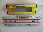 30-6120d Mth Rail King Lighted Santa Fe Streamline Vista Dome Passenger