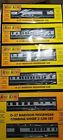 30-6220-30-6224 Rail King By Mth Texas Pacific Madison Passenger Car Set