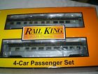 30-67216 Mth Scale Gauge Baltimore Ohio Car Streamlined Passenger Set