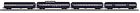 30-67839 Mth Baltimore Ohio Streamline Car Set Railking Gauge Rail