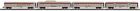 30-67855 Mth Gauge Streamlined Abs Passenger Set Pennsylvania Prr