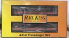 30-67921 Mth Illinois Central Car Passenger Set New In 658081385693