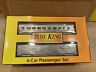 30-68123 Mth Railking Santa Fe Plated Streamlined Passenger Set 0658081420448