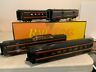 30-68233 Mth Santa Fe Black Bonnet Streamlined Passenger Set 658081444673