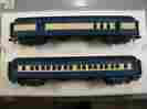 30-6991 Rail King Mth O-scale Jersey Central 4-car 60 Madison Passenger Set 30-6991 Rail King Mth O-scale Jersey Central 4-car 60 Madison Passenger Set