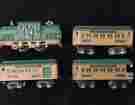 3182 3180 3181 American Flyer Vintage Prewar O Gauge Potomac Passenger Car Set