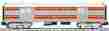 6-35258 35258 Lionel Santa Fe Chief Streamliner Baggage Add On Car 2110 Rare