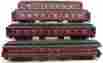 39008 Lionel Jm Pennsylvania Scale Heavyweight Passenger 4 Car Set Very Striking