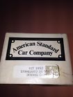 3952 Amercian Standard Car Company American Std Rare Scale Seat Dining