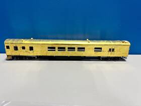 Sp3404 3rd Rail Brass O Us Army Hospital Car Sp Two Tone Gray Ln/box