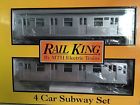 30-2162-0 4-car Mth Railking Nyc Mta Subway R-42 E-line Wtc Locosound Set