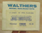 4562 Walthers Vintage Open Platform Interior Unassembled Kit