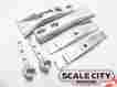 48-217 Scale City Designs Fka Keil Line Streamlined Passenger Car Bolster Draft Gear Set O