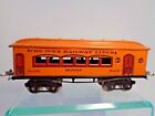 X5963 49.99 Ives Buffet Combo Car Orange Litho Illum Ex Prewar