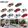 T014-005-b 50pcs Ho Scale Model Car 1 87 Building Train Scenery Architecture Ue