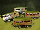 529-529-529-530 529-529-530 Lionel Olive Green Passenger Car Set Of Cars