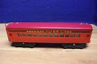 1621-6 530487 Clean Restored American Flyer Pre War O Red Metal Pullman Car