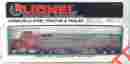 6-12786 12786 Lionel Lionelville Steel Tractor And Trailer Die-cast Vintage Train