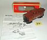 6-19736 Lionel Vintage Scale Pennsylvania Brown Lighted Caboose