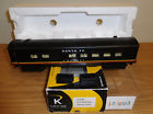 6-21206 By Lionel Santa Fe Black Warbonnet Combine Passenger Car Gauge