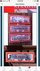 6-29092 093 094 Lionel Private Passenger Cars Santa Fe Set Warbonnet 6-29092 093 094 Lionel Private Passenger Cars Santa Fe Set Warbonnet