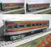 6-30178 3155 3157 3261 Lionel Santa Fe Chief 3 Passenger Cars O Gauge Coach