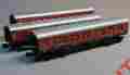 6-81280 Victorian Christmas Lionel 3 Passenger Cars O Gauge Train Lot 3vc