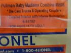 6-81752 Lionel Pullman Baby Madison Combine Car Nob Retail