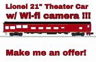 6-84230 Lionel Ns Norfolk Southern Theater Car Buena Vista Camera