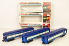 6-9537-39 40 Lionel Blue Comet Set Of Three Illuminated Passenger 6-9537-39 40 Lionel Blue Comet Set Of Three Illuminated Passenger