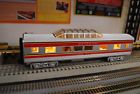 7-136 Mth Lot Gauge Santa Fe Passenger Car Lighted No Box